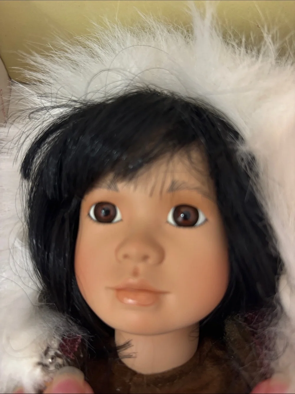 Georgetown Collection “Lulu” Porcelain Doll w/ Box & COA Arctic Outfit